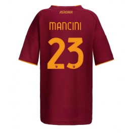 AS Roma Gianluca Mancini #23 Thuis tenue Dames 2025-26 Korte Mouw